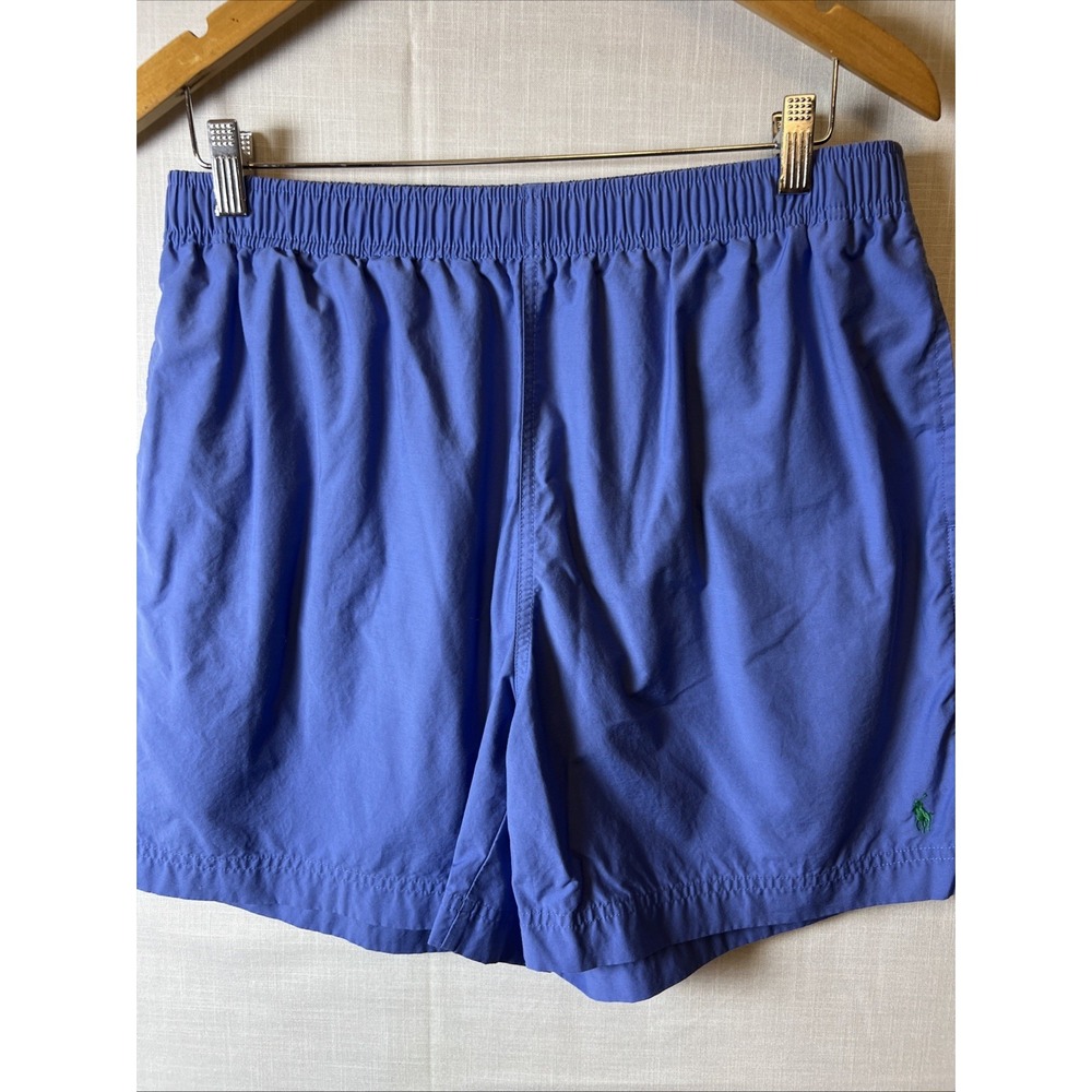 Vintage Polo Sport Ralph Lauren Swim Trunks Men's Large Blue Mesh Lined